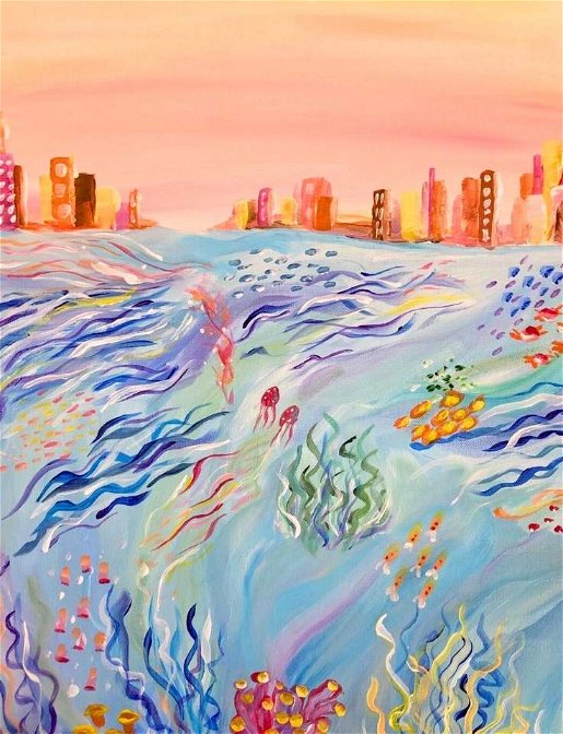 Pinot & Picasso City Meets Sea